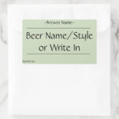 Étiquettes de bouteille de bière maison personnali (Sac)