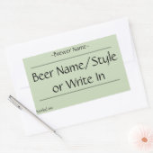 Étiquettes de bouteille de bière maison personnali (Enveloppe)