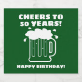 Étiquettes de bouteille de bière sur mesure pour l (Étiquettes simples)