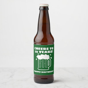 Étiquettes de bouteille de bière sur mesure pour l
