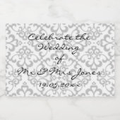 Étiquettes de bouteille de Champagne (ou vin) - (Étiquettes simples)