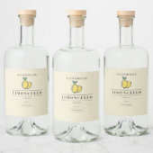 Étiquettes de bouteille de limoncello maison (Bouteilles)