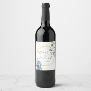 Étiquettes de bouteille de mariage personnalisées