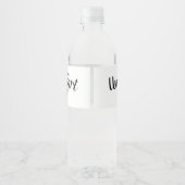 Étiquettes de bouteille de mariage Skull Until Dea (Dos)