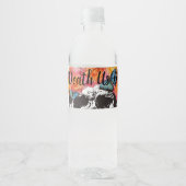 Étiquettes de bouteille de mariage Skull Until Dea (Devant)
