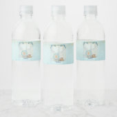 Étiquettes de bouteille de Pâques sarcelle et or (Bouteilles)