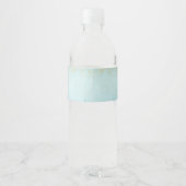 Étiquettes de bouteille de Pâques sarcelle et or (Dos)