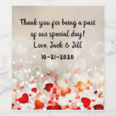 Étiquettes de bouteille de vin personnalisées (Étiquettes simples)