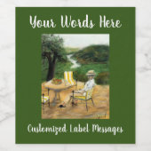 Étiquettes de bouteille de vin personnalisées sur  (Étiquettes simples)