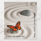 Étiquettes de bouteille de vin pour jardin zen (lo (Étiquettes simples)