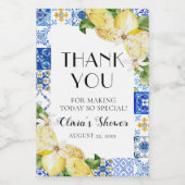 Étiquettes de bouteille de vin pour la douche de m (Étiquettes simples)