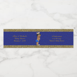 Étiquettes de bouteille d'eau, baby shower de Tony