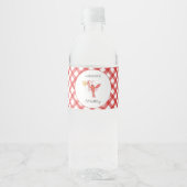 Étiquettes de bouteille d'eau de écrevisses modifi (Devant)