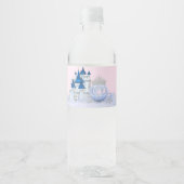 Étiquettes de bouteille d'eau de la princesse Cend (Devant)