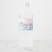 Étiquettes de bouteille d'eau de la princesse Cend (Devant)