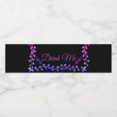 Étiquettes de bouteille d'eau douce Neon pour Mari (Étiquettes simples)