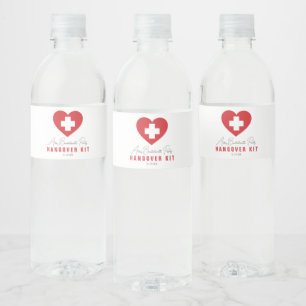 Étiquettes de bouteille d'eau du kit de gueule de