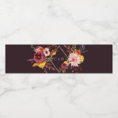 Étiquettes de bouteille d'eau mariage personnalisé (Étiquettes simples)