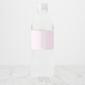 Étiquettes de bouteille d'eau pour bébé fille ethn (Dos)