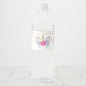 Étiquettes de bouteille d'eau pour fête d'annivers (Devant)