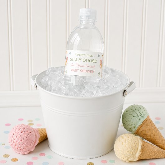 Étiquettes de bouteille d'eau pour la soirée de gl
