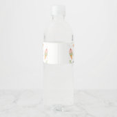 Étiquettes de bouteille d'eau pour la soirée de gl (Dos)