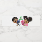 Étiquettes de bouteille d'eau pour révélation du s (Étiquettes simples)