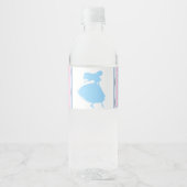 Étiquettes de bouteille d'eau Princesse Cendrillon (Devant)