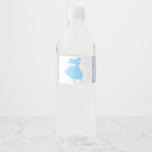 Étiquettes de bouteille d'eau Princesse Cendrillon