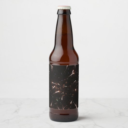 Étiquettes de bouteille Fireworks (Devant)