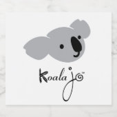 Étiquettes de bouteille Koala Jo (Étiquettes simples)