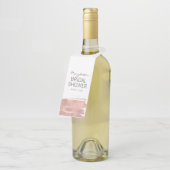 Étiquettes de bouteille pour Baby Shower de mariag (Incliné)