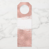 Étiquettes de bouteille pour Baby Shower de mariag (Dos)