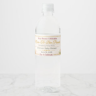 Étiquettes de bouteille pour Baby Shower Maman d
