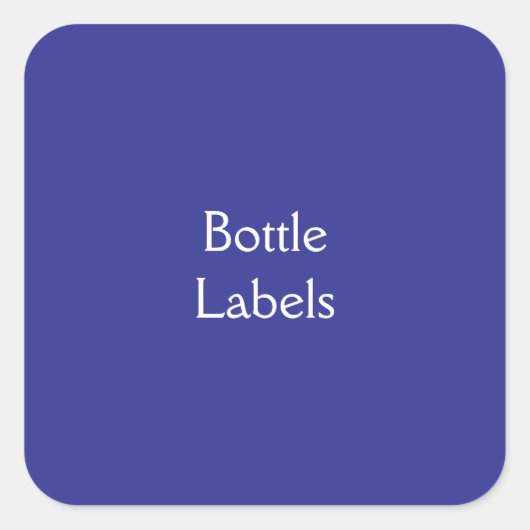 Étiquettes de bouteilles (Devant)