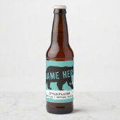 Étiquettes de bouteilles de bière personnalisés (Devant)