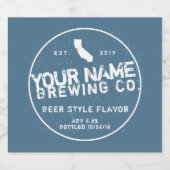 Étiquettes de bouteilles de bière personnalisés (Étiquettes simples)