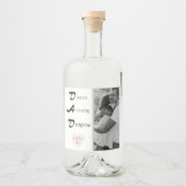 Étiquettes de bouteilles de liquide personnalisées (Devant)