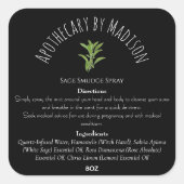 Étiquettes de bouteilles de vaporisateur de cisail (Devant)