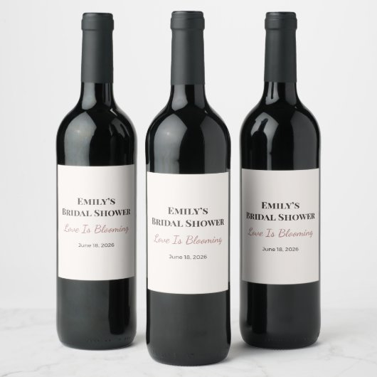 Étiquettes de bouteilles de vin (Bouteilles)