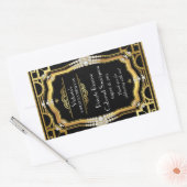 Étiquettes de bouteilles de vin Art Déco (Enveloppe)