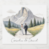 Étiquettes de bouteilles de vin, autocollant du pa (Étiquettes simples)