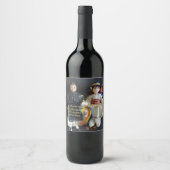 Étiquettes de bouteilles de vin de mariage et de v (Devant)