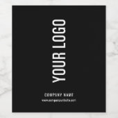 Étiquettes de bouteilles de vin d'entreprise perso (Étiquettes simples)