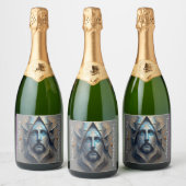 Étiquettes de bouteilles de vin mousseux (4" x 3,5 (Bouteilles)