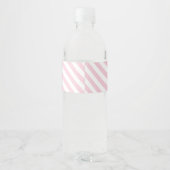 Étiquettes de bouteilles d'eau à thème carrousel (Dos)