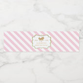 Étiquettes de bouteilles d'eau à thème carrousel (Étiquettes simples)