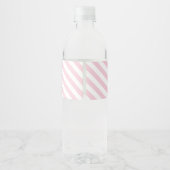 Étiquettes de bouteilles d'eau à thème carrousel à (Dos)