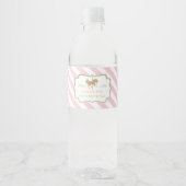 Étiquettes de bouteilles d'eau à thème carrousel à (Devant)