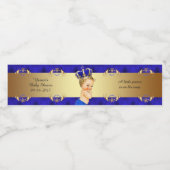 Étiquettes de bouteilles d'eau, baby shower de Yas (Étiquettes simples)